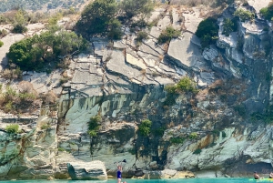 Från Saranda: Lukova kajak- och SUP-tur med transfer