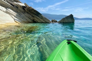 Från Saranda: Lukova kajak- och SUP-tur med transfer