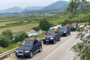 Från Sarandë: Heldagsutflykt med fyrhjulsdrivna fordon i Saranda med lunch