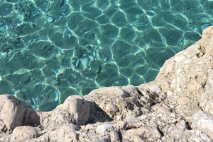 Saranda:Boat Tour to Kroreza with snorkelling,&umbrellas