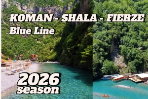 Koman, Shala River Boat Ride to Fierze.