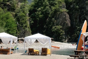 Fra Shkoder: Komani-sjøen og Shala-elven