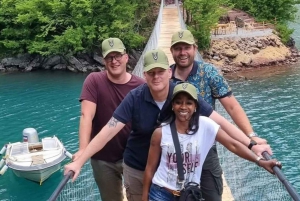 Do centro de Shkodra: cruzeiro pelo rio Shala - passeio de autocarro e barco