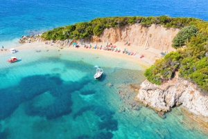 From Tirana: Saranda Blue Eye, Ksamil Islands with Boat Tour