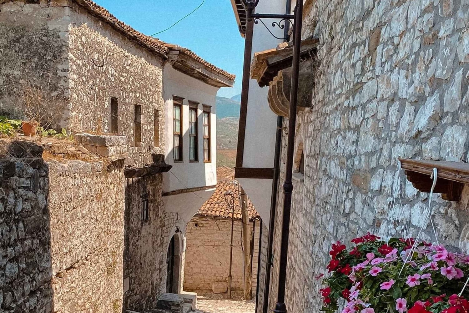 Au départ de Tirana/Durres : Excursion d'une journée dans la vieille ville de Berat et le lac Belshi