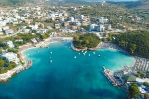 Från Tirana/Durres: Dagsutflykt till Saranda, Ksamil och Butrinti