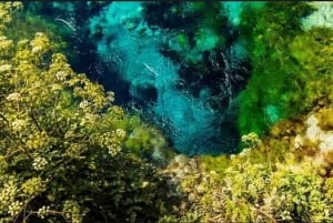 Depuis Durrës/Golem : le château de Berat et le vieux bazar