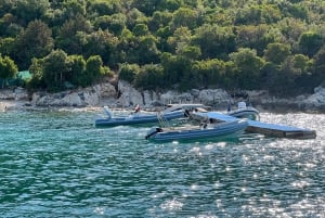 Z Tirany/Durres: Półwysep Sazan i Karaburun łodzią motorową