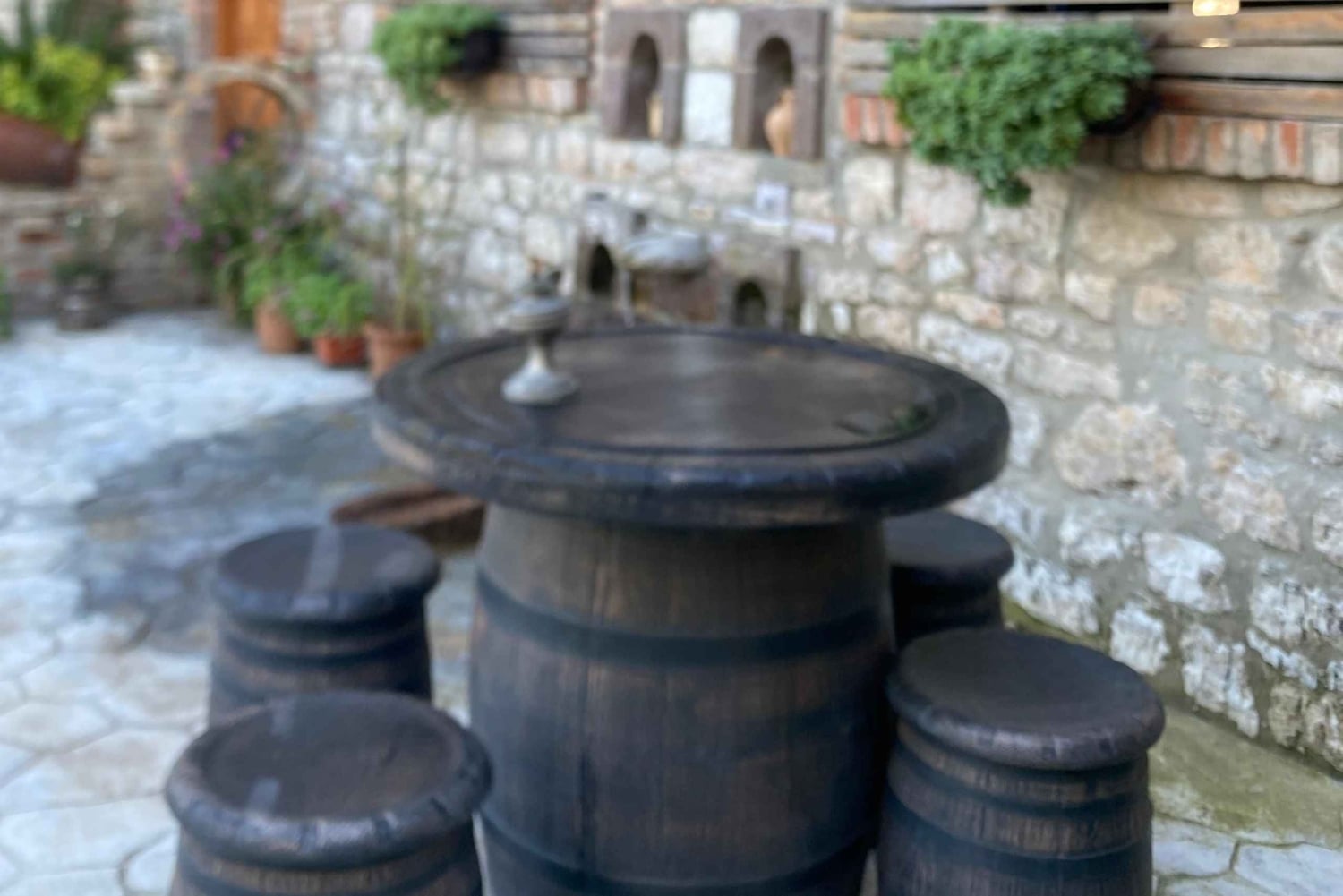 Vanuit Tirana/Durres: WIJNPROEVERIJ IN DE USSR-WIJNGAARD LIBRAZHD