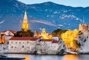 Dall'Albania: Tour di un giorno in Montenegro, Budva e S. Stefan