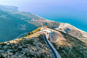 From Tirana / Durresi : Albanian Riviera,Vlora , Llogara