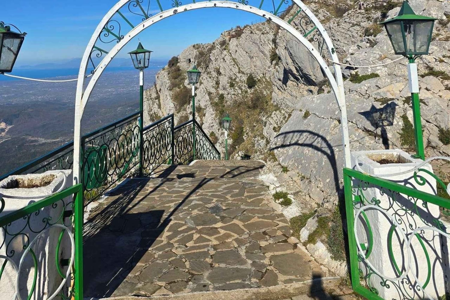 From Tirana: Kruja Castle, Old Bazaar & Sari Salltik View