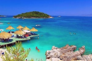 From Tirana: Ksamil, Blue Eye & Saranda Tour with Boat Tour