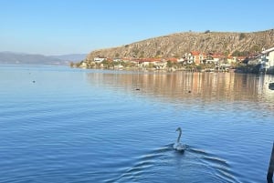 De Tirana: Lago Ohrid, Drilon, Lin, Pogradec com almoço
