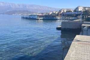 De Tirana: Lago Ohrid, Drilon, Lin, Pogradec com almoço