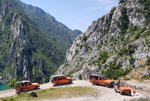 From Tirana: Open-Top 4WD Bovilla Lake Canyon & Gramti Mount