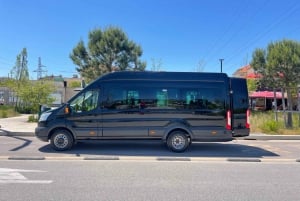Fra Tirana eller Durres: Privat transport til Budva og Kotor