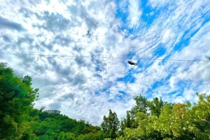 From Tirana: Petrela Zipline Adventure with Transport