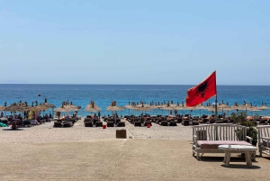 Tiranasta: Sazan, Karaburun-rantakierros ja varjoliitoa Vlorassa