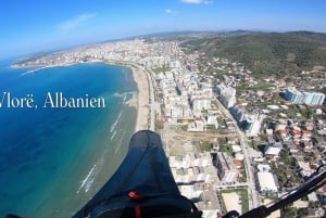 From Tirana:Sazan,Karaburun Beach tour &Paragliding in Vlora