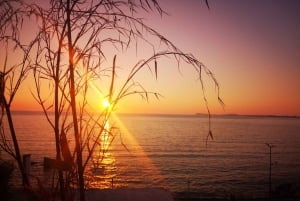 From Tirana:Sazan,Karaburun Beach tour &Paragliding in Vlora