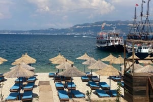 From Tirana:Sazan,Karaburun Beach tour &Paragliding in Vlora