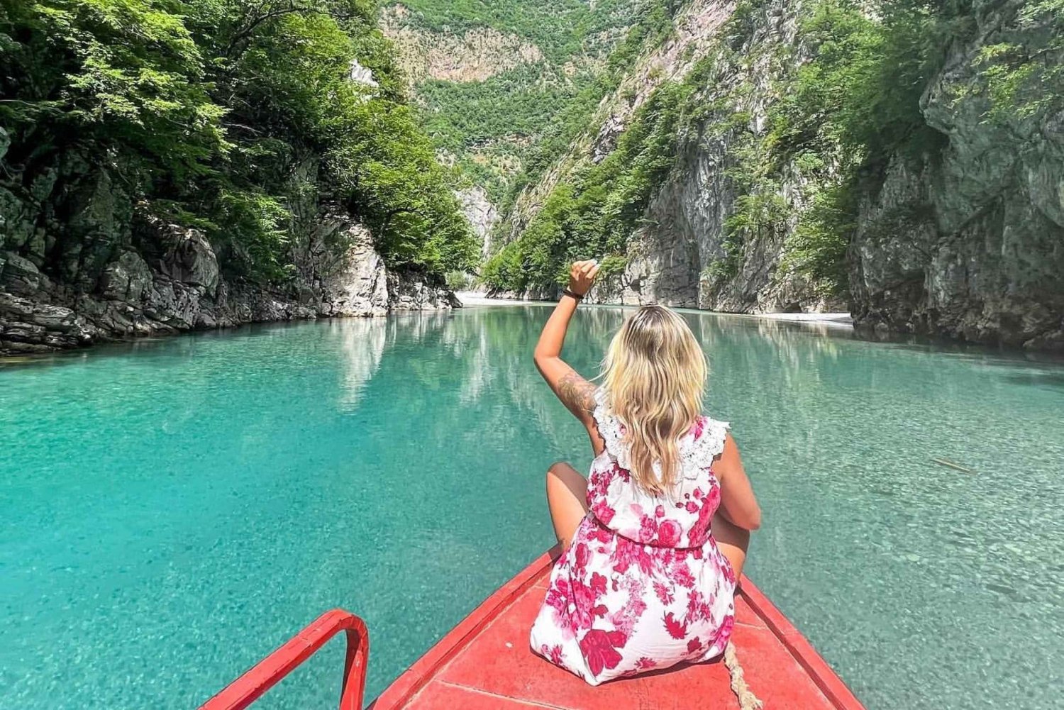 From Tirana: Shala River Private Boat Tour Full-Day Trip