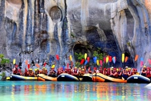 From Tirana: Vjosa Rafting & Benja Thermal Baths Day Tour