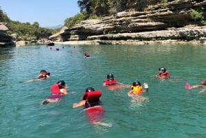 Au départ de Tirana : Voyage de deux jours en rafting et randonnée sur la rivière Vjosa