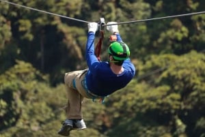 From Tirana: White Drin Waterfall, Zip Line, and Cave Tour