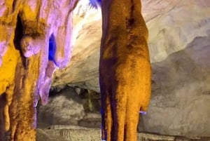 From Tirana: White Drin Waterfall, Zip Line, and Cave Tour