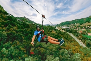 Från Vlora/Orikum: Tirana huvudstad/slottet och zipline
