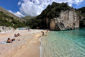 Da Valona: Grotta delle Gemme Blu e tour della Baia di Grama in motoscafo