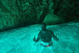 Da Valona: Grotta delle Gemme Blu e tour della Baia di Grama in motoscafo
