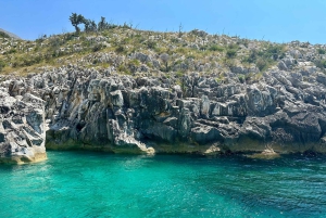 Da Valona: Grotta delle Gemme Blu e tour della Baia di Grama in motoscafo