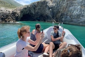 Fra Vlorë: Haxhi Ali-grotten og Karaburun hurtigbåttur