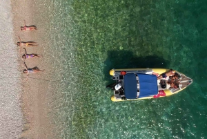 Desde Vlora: excursión en lancha rápida a la cueva de Haxhi Ali y Karaburun.