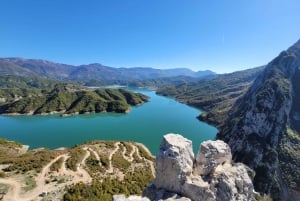 Bovilla Lake View & Gamti Mountain from Tirana