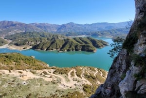 Bovilla Lake View & Gamti Mountain from Tirana