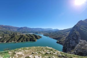 Bovilla Lake View & Gamti Mountain from Tirana