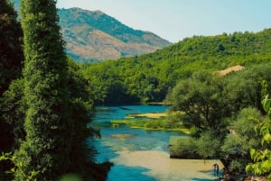 From Ksamil & Sarande: Blue eye & Lekursi Castle SUNSET