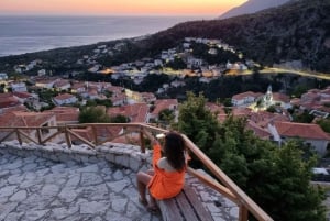 Golden Glow of Dhermi: Sunset Village Experience