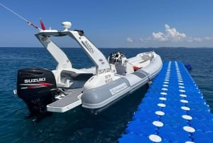 Grama Bay & Blue Cave: speedboottocht vanuit Vlore