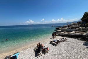 Grama Bay & Blue Cave: speedboottocht vanuit Vlore
