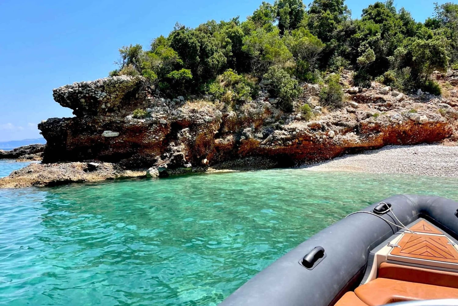 Hurtigbåttur i Grama Bay Vlore