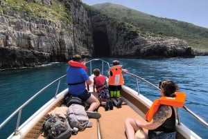 Vlore: Haxhi Ali Cave, Karaburun Speedboat Tour & Snorkeling