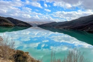Depuis Tirana : Randonnée sur le mont Gamti et le lac Bovilla en Land Rover