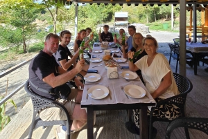 Hike to Pirogoshi Cave, Bogove Waterfall & Osumi Canyon