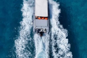 Himara: tour en barco por la Riviera albanesa y cuevas con baño y snorkel