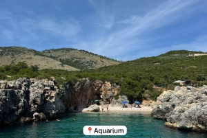 Himara-kysten 3,5-timers bådtur med en lille gruppe (nord og syd)